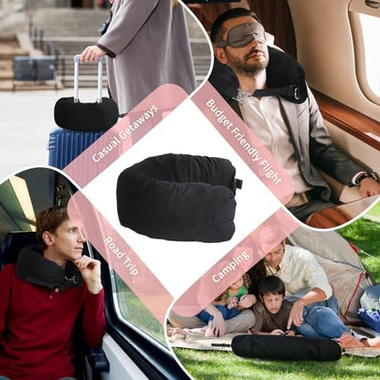 Stuffable Neck Pillow for Travel, Packable Neck Pillow - Image 7