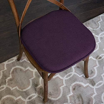 Sweet Home Collection Cushion Memory Foam Chair Pads Honeycomb Nonslip Back - Image 5