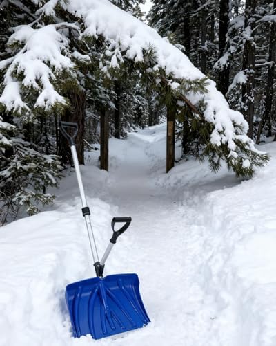 Snow Shovel, 18-Inch Aluminum Blade by HighQualityandFastShipping