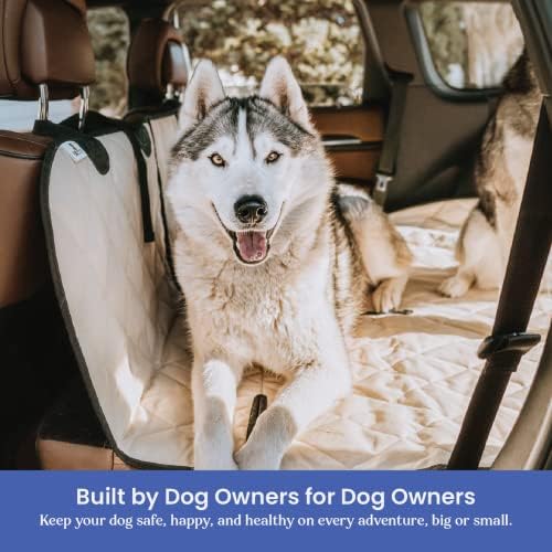 4Knines SUV Cargo Liner for Dogs, Fold Down Seats, Tan XL - Image 4