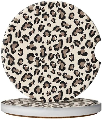 2 Pack Car Coasters for Cup Holders, Cute Car Accessories Interior by YeeCASE