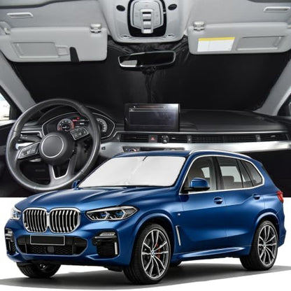 for BMW X5 2014-2018 Windshield Sun Shade by ZOIBVCARSUNSHADE