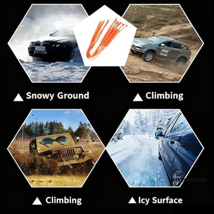 10 PCS Adjustable Anti-Slip Tire Zip Ties - Image 6