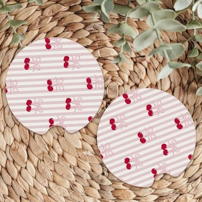 Ceramic Car Coasters – Absorbent Car Cup Holder Coaster Set - Image 5