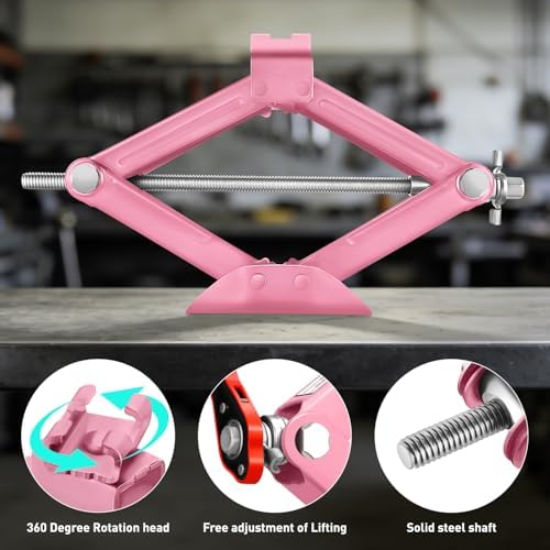 DNA MOTORING Scissor Jack for Car 1.5 Ton Capacity - Image 6