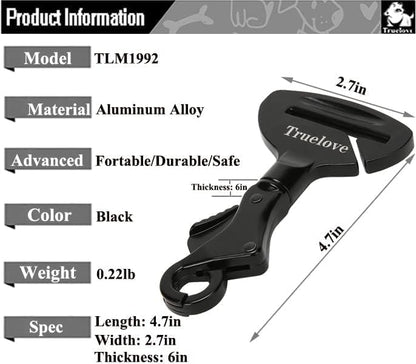 Truelove Vehicle Seat Belt Safety Buckle Lock, Dog Seat Belt Clip Universal Dog - Image 3