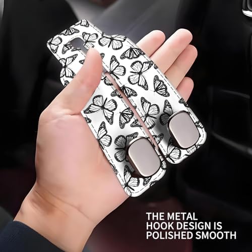 Car Seat Headrest Hook, Universal Leather Cute Hanger Holder Hook, Storage - Image 4
