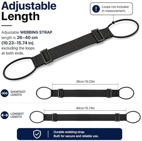 3PCS Elastic Luggage Straps for Suitcases, Strong Adjustable Luggage Connector - Image 4