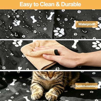 Dog Car Seat Cover for Back Seat Waterproof & Scratch-Resistant - Image 2