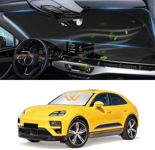 Custom Fit Macan Windshield Sunshade by INSAUTO