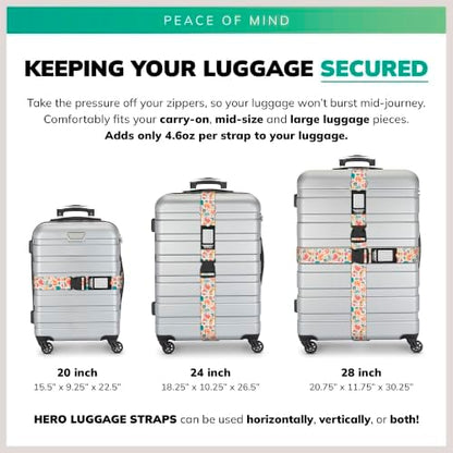 Hero Luggage Straps for Suitcases Heavy-Duty Adjustable Luggage Belt - Image 3