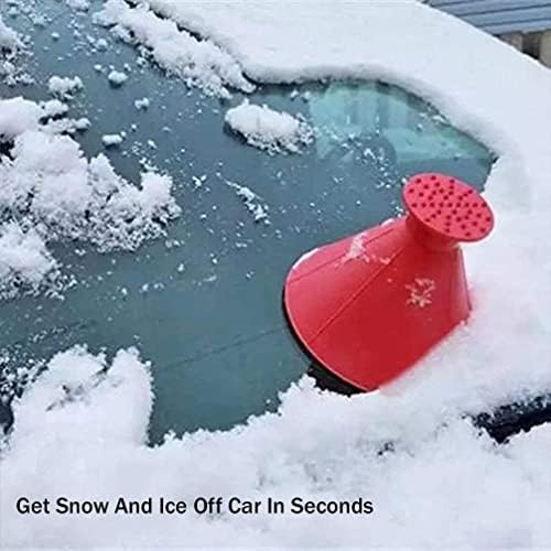 Round Windshield Ice Scraper, Magic Cone-Shaped Car Windshield Ice Scraper - Image 5