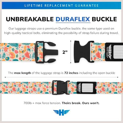 Hero Luggage Straps for Suitcases Heavy-Duty Adjustable Luggage Belt - Image 2