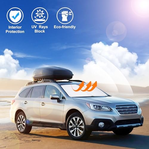 Windshield Sun Shade for 2010-2013 2014 Subaru Outback Wagon - Image 5