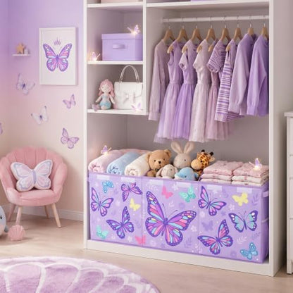 Toy Box with Adjustable Divider Large Toy Chest Storage - Image 5