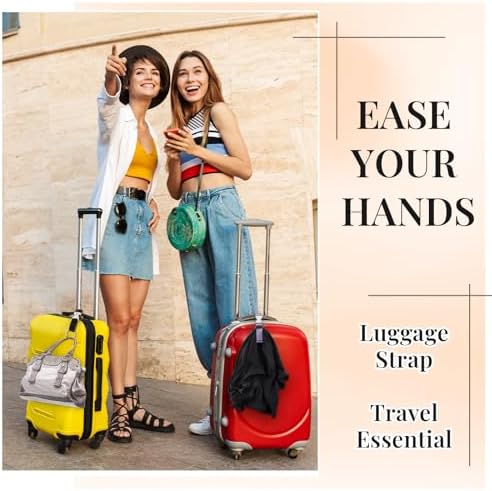3 Pcs Add a Bag Luggage Straps for Suitcases, Connector Straps - Image 6