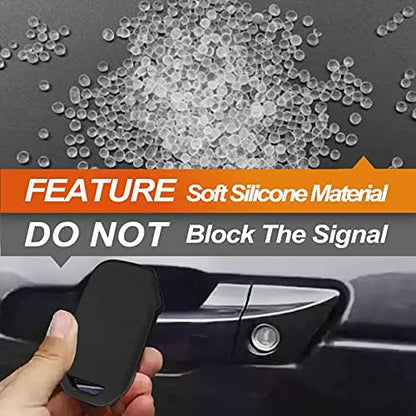 Silicone Key Fob Cover Fit for Cadillac ATS CTS DTS Escalade Escalade ESV SRX - Image 4