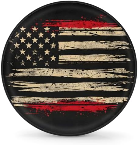 Flag Spare Tire Cover 16in Spare Wheel Covers Tire Storage Cover by YoYoYuchong