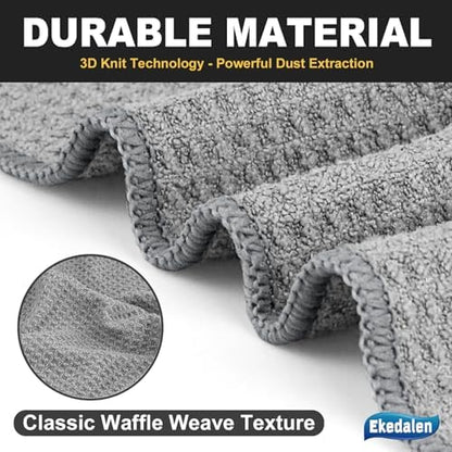 Ekedalen Microfiber Cleaning Cloth Lint Free Glass Polish - Image 4