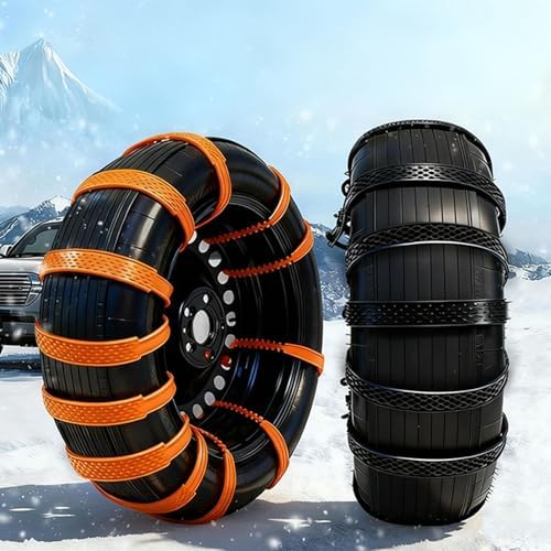 Temporary Tire Straps, Anti Skid Snow Tire Chains, Tire Zip Ties - Image 2