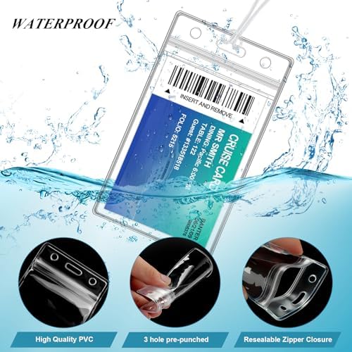 10 Pack Luggage Bag Tag Holders - Image 4