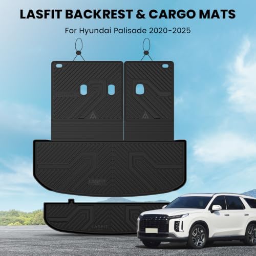 LASFIT Cargo Mats for Hyundai Palisade 2025 2024 2023 2022 2021 2020 - Image 2