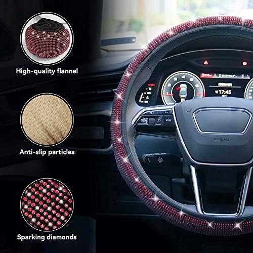 Bling Steering Wheel Cover, Rhinestone Steering Wheel Cover - Image 4