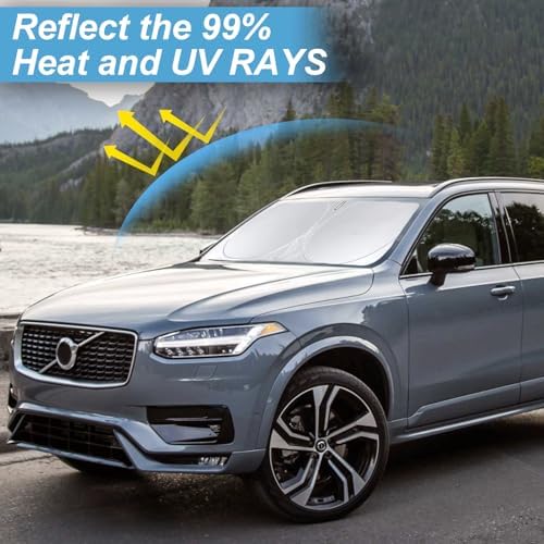 Custom Fit XC90 Windshield Sunshade - Image 3