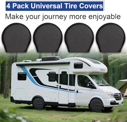 Tire Covers 4 Pack Fit Tire Diameters 24-26inch - Image 7