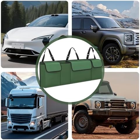 Car Trunk Organizer, Backseat Hanging Large Storage - Image 7