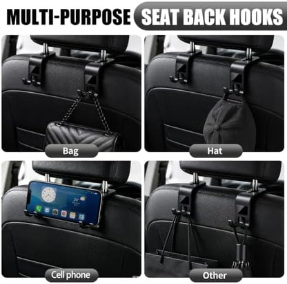 ZSDY Car Seat Headrest Hooks Heavy Duty Vehicle Back Seat Storage Organizer - Image 5