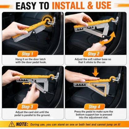 Car Door Step Angle-Adjustable Foldable Aluminum - Image 6