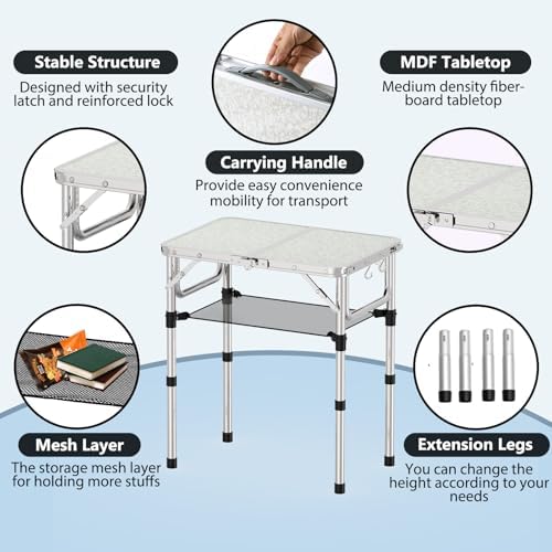YihuiKo Small Folding Table - Image 4
