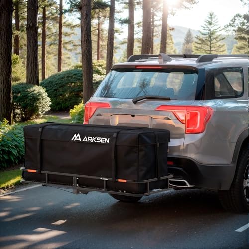 ARKSEN 60" x 23" x 5.5" Hitch Cargo Carrier, 500 Lbs Capacity Luggage Rack - Image 2