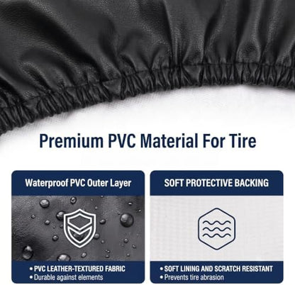 Mountain Compass Rv Spare Tire Cover 14 Inch Wheel, Universal Waterproof PVC - Image 2