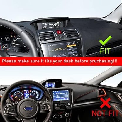 Dash Mat for Subaru Crosstrek Accessories 2012-2017, Forester 2014-2018 - Image 2