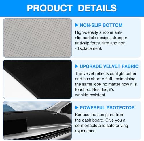 Autorder Dashboard Cover Mat for Nissan Murano 2025 2026 Accessories Dash Cover - Image 6