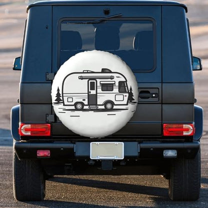Touring Car Spare Tire Cover Wheel Protectors - Image 3