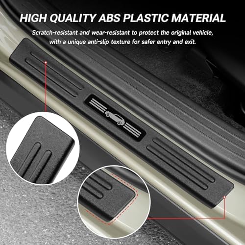 4PCS Door Sill Protector Compatible - Image 4