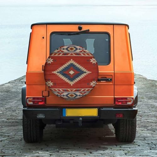 Southwestern Traditional Style Spare Tire Cover 15 inch Wheel Protectors - Image 2