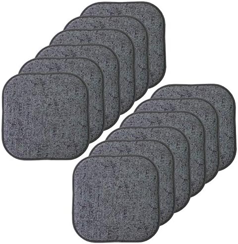 Sweet Home Collection Chair Cushion Memory Foam Pads Honeycomb Pattern Slip Non by SweetHomeCollection