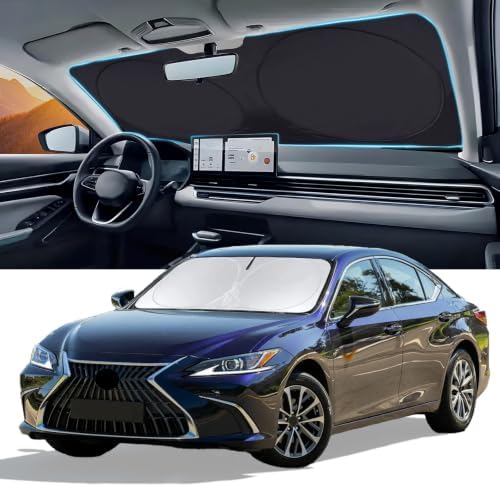 Windshield Sun Shade for Lexus ES 2019-2026 ES250 ES300h ES350 Sunshade by INSAUTO