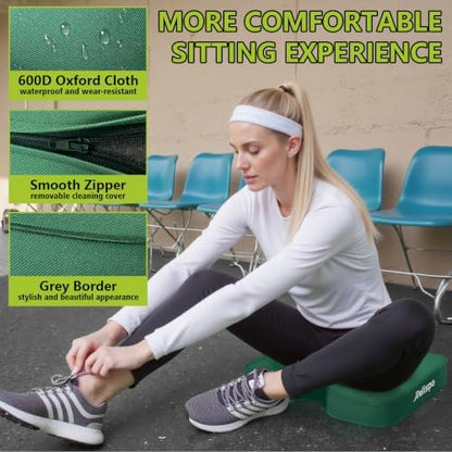 Stadium Seat Cushion for Bleachers, 2-in-1 Reversible Soft & Firm - Image 4