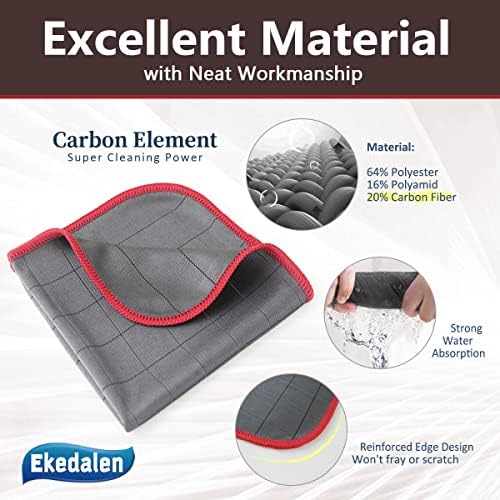 Ekedalen Microfiber Cleaning Cloth Lint Free Glass Polish - Image 4