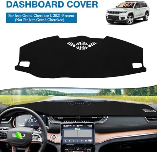 FIILINES Dash Cover for Jeep Grand Cherokee L 2021-2025 Accessories, Dashboard - Image 2