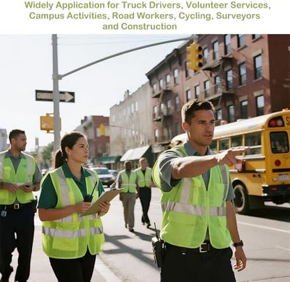 Reflective Safety Vest for Men Women Construction Vest ANSI Standard AP1 - Image 3