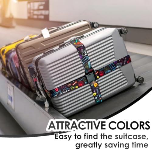 Gutsdoor Luggage Straps for Suitcases Adjustable Travel Belt, Connector Holds - Image 5