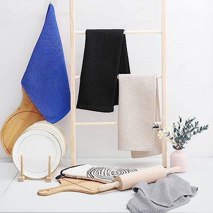 Homaxy 100% Cotton Waffle Weave Kitchen Dish Towels 6-Pack - Image 6