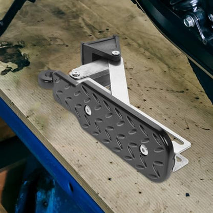 Homoyoyo Folding Car Door Step 7-Level Adjustable Aluminum Alloy Pedal - Image 5