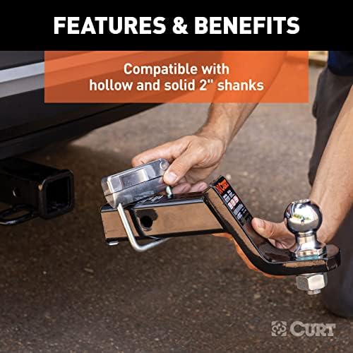 CURT 22325 No-Tool Anti-Rattle Hitch Clamp - Image 5